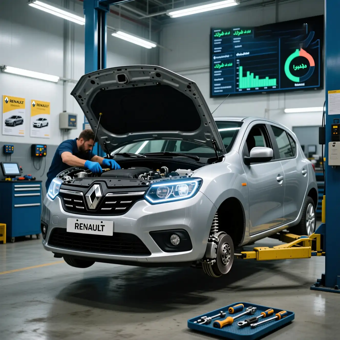 تعمیرگاه تخصصی رنو سیمبل باغستان شرقی