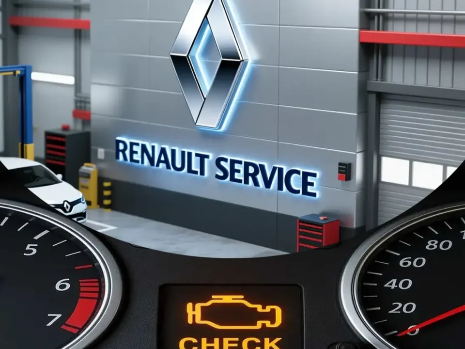 دلیل روشن ماندن چراغ موتور رنو چیست؟