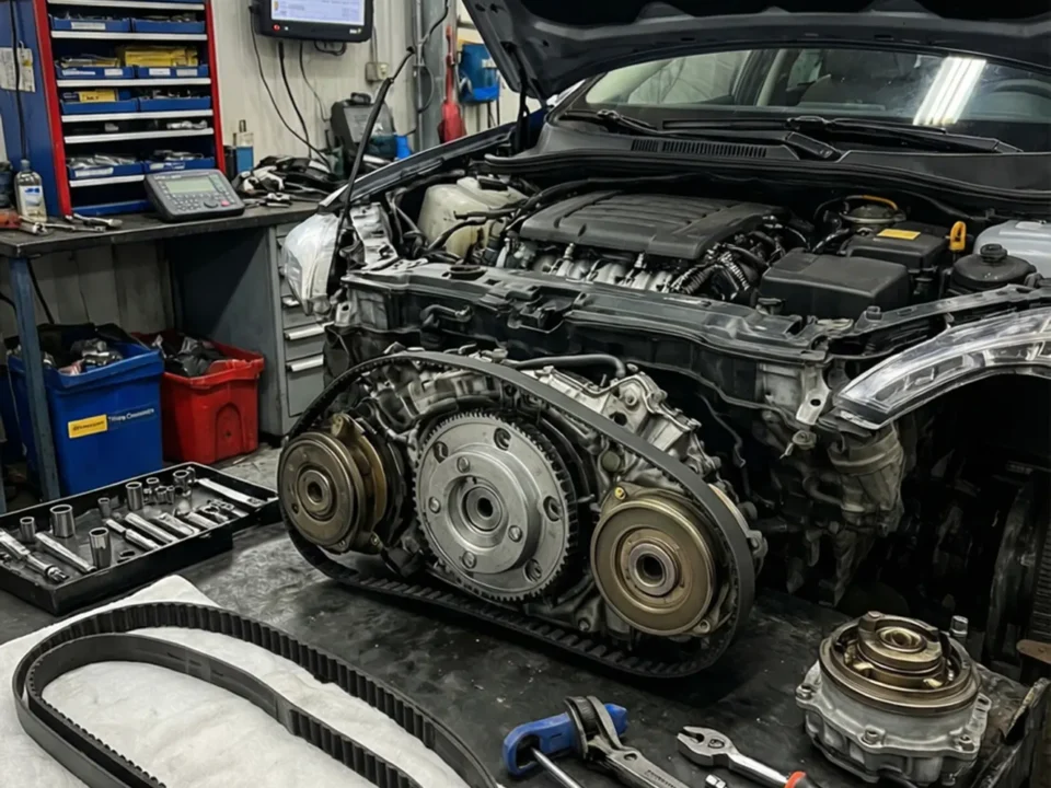 تعویض تسمه تایم رنو